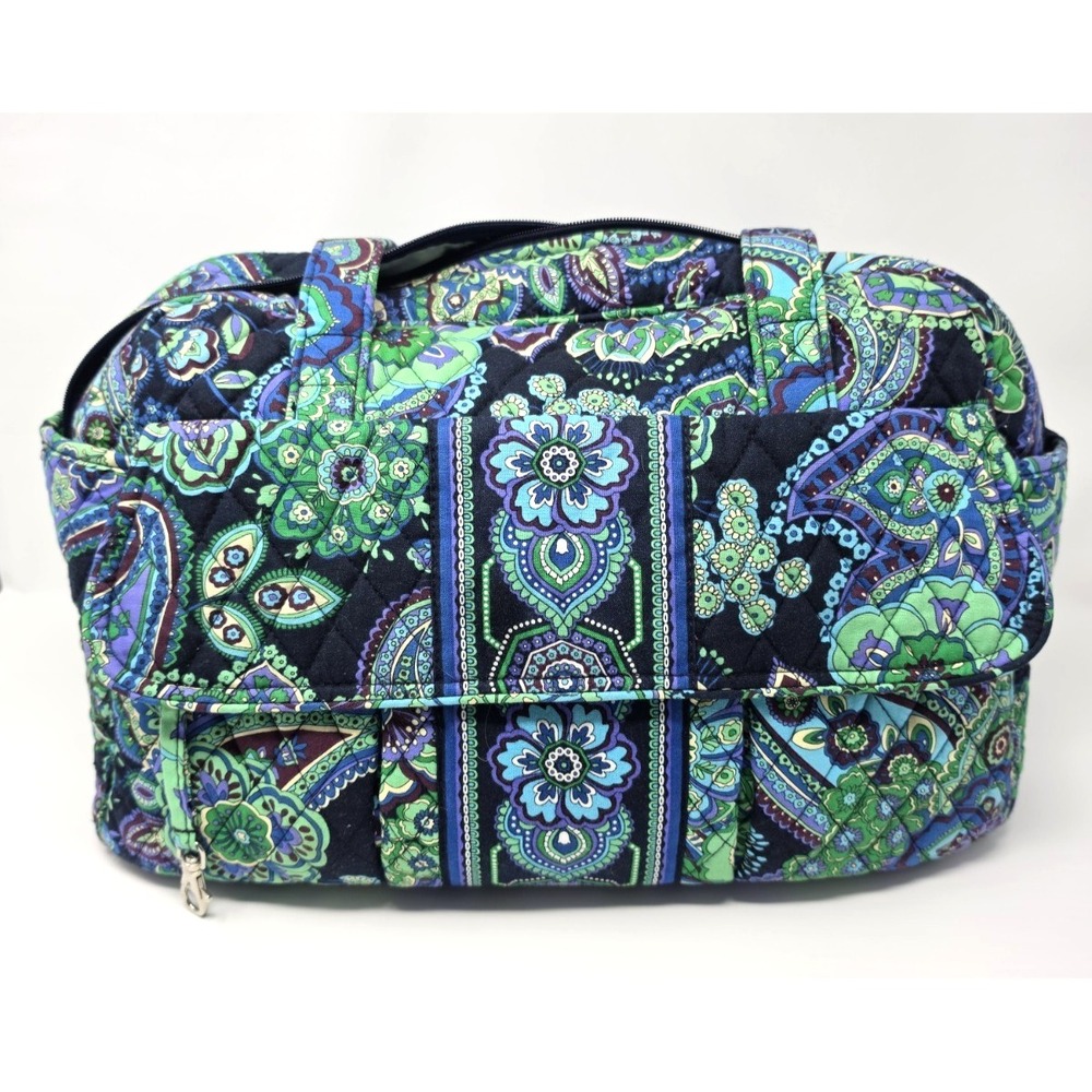 Vera Bradley Duffel Bag Retired Blue Rhapsody-Used